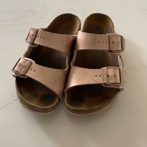 Kids Rose Gold/ Copper Birkenstock